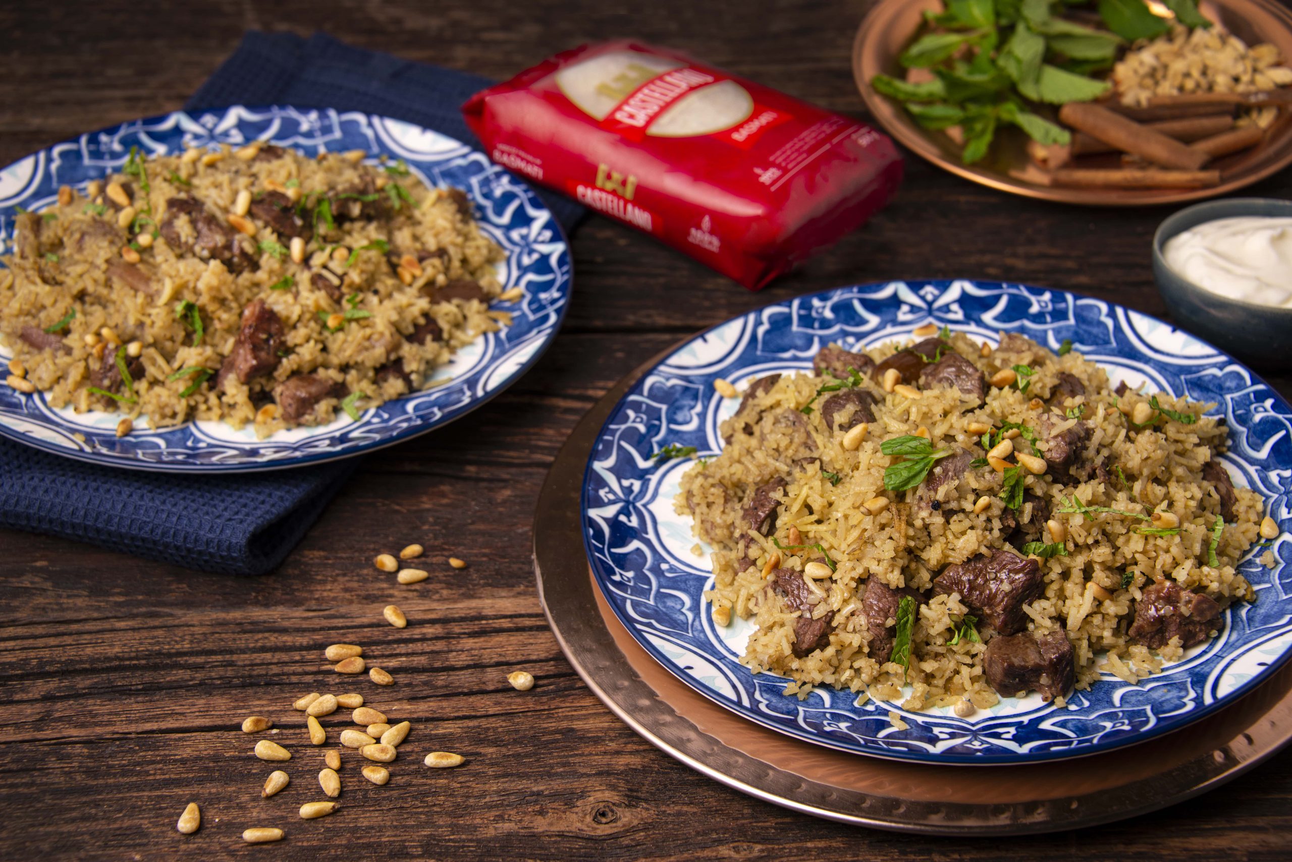 Arroz Basmati Pilaf con Cordero