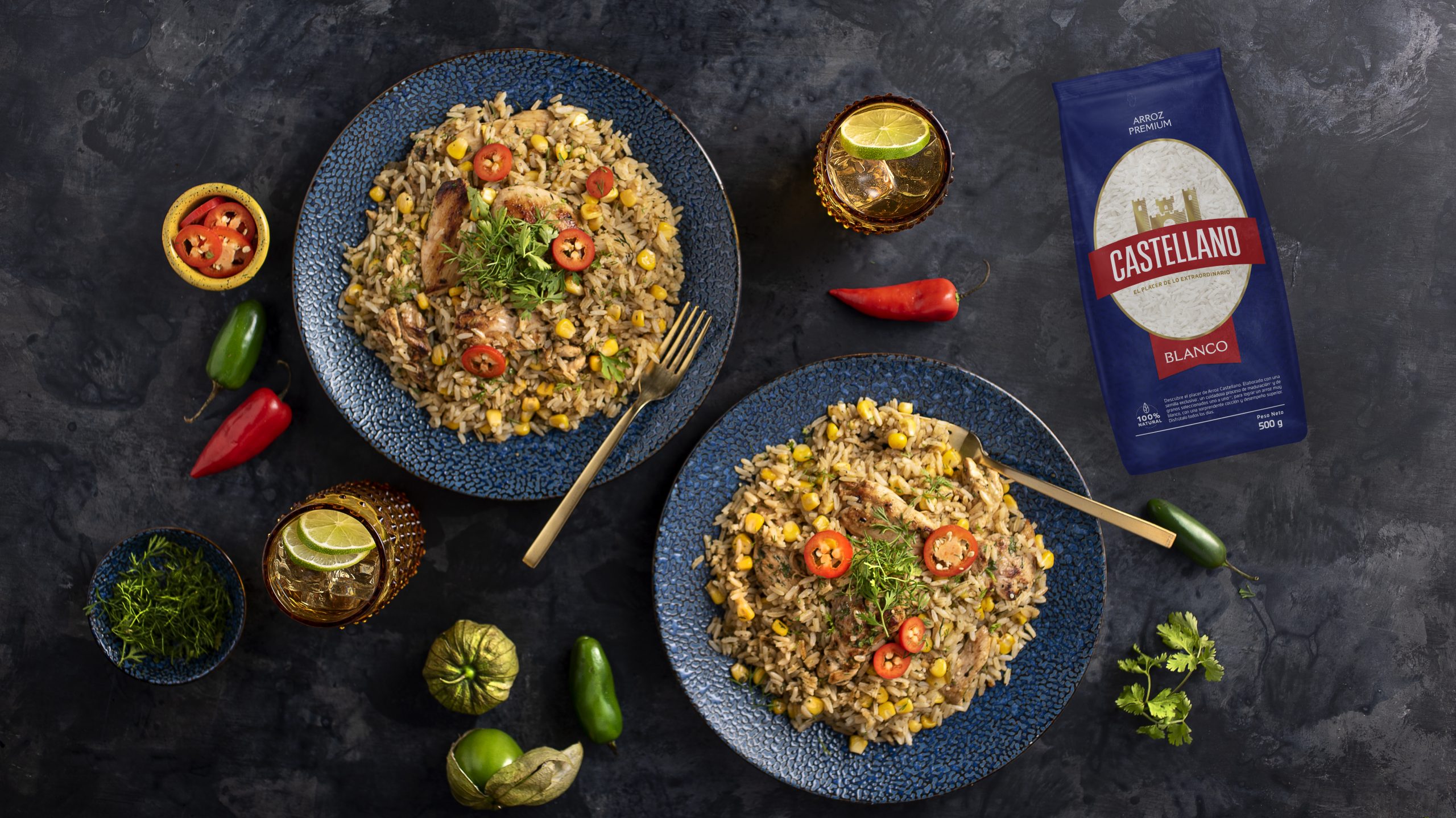 Arroz con Pollo en Salsa Verde